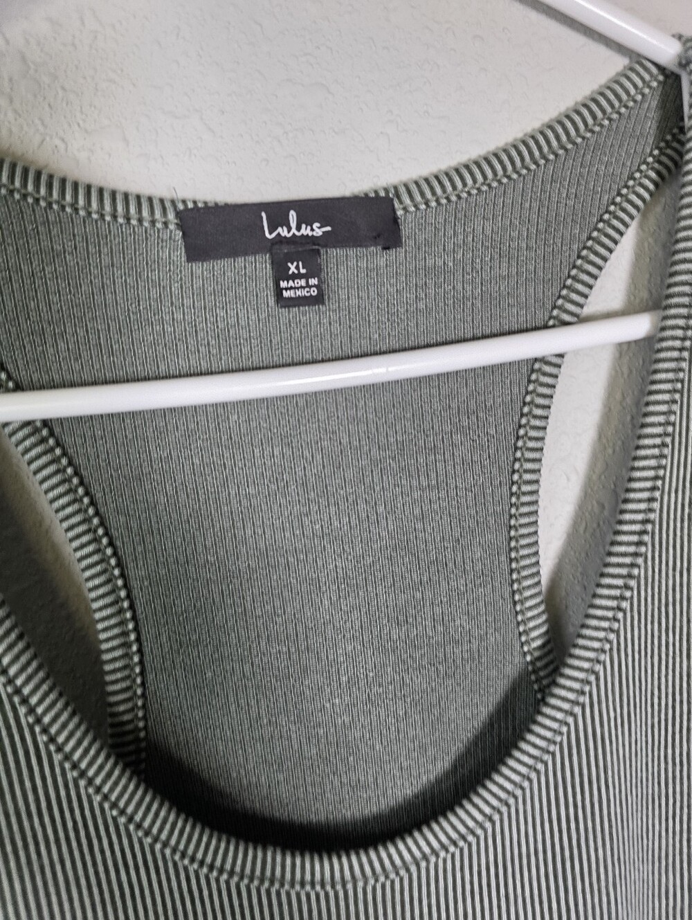 Lulus  Relaxed but Not Least Sage Green Ribbed Sleeveless Maxi Dress - Picture 11 of 11